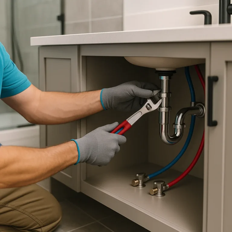 Bathroom plumbing remodeling