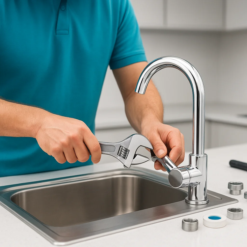 Faucet and sink repair
