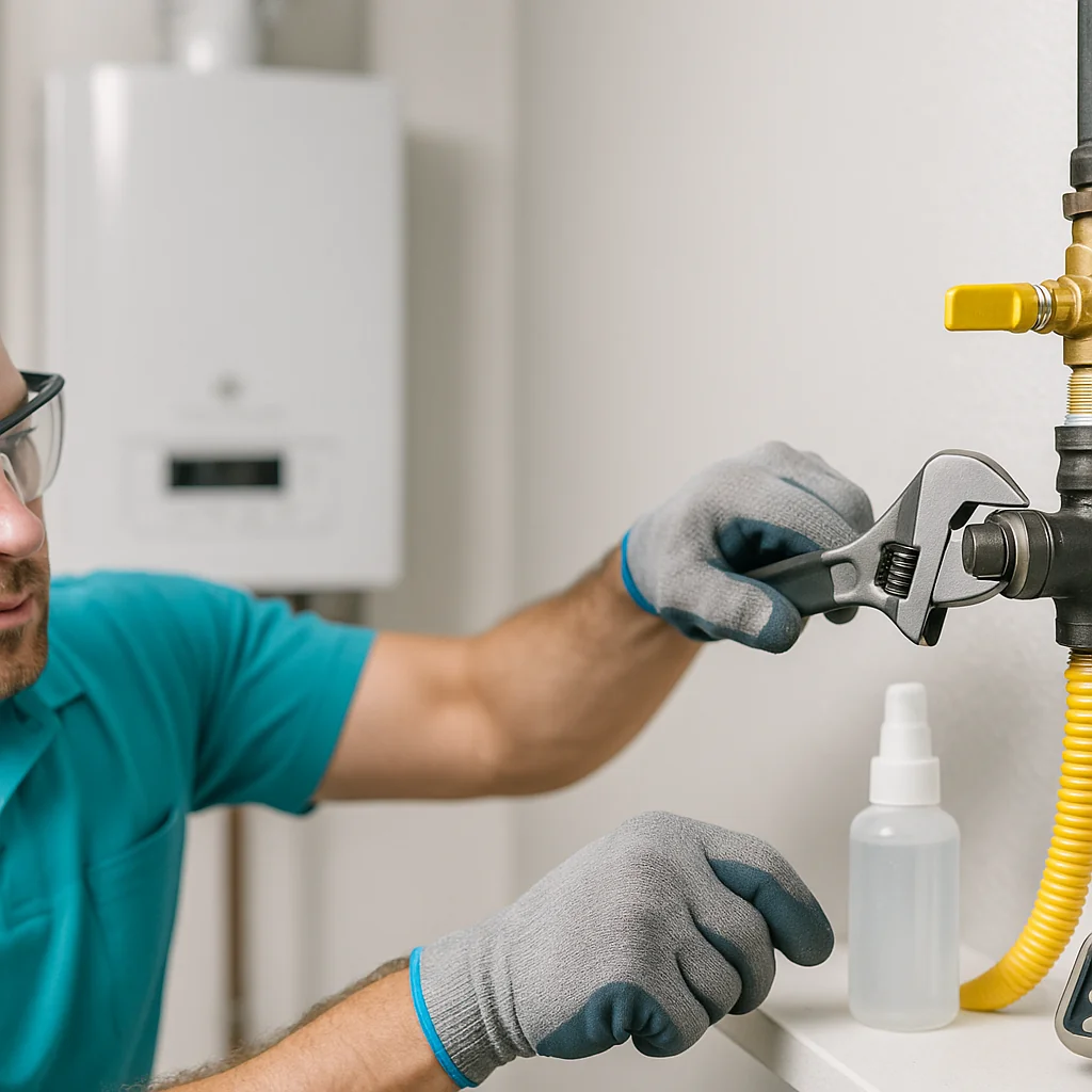 Gas line installation and repair