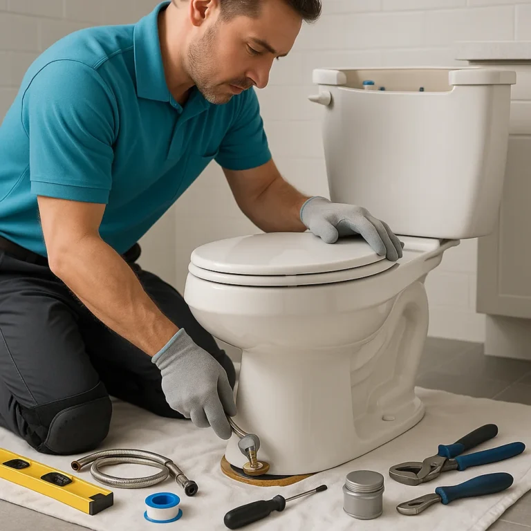 Toilet repair and installation