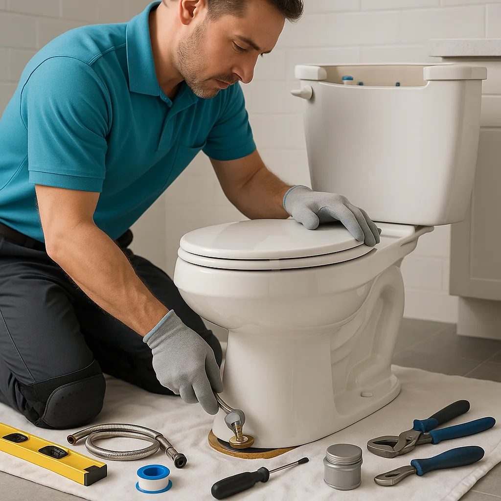 Toilet repair and installation